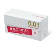 Супер тонкие презервативы Sagami Original 0.01 - 10 шт. - Sagami - купить с доставкой в Ачинске