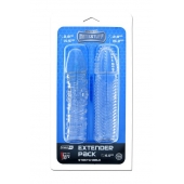 Комплект из 2 прозрачных насадок на пенис PENIS EXTENDER PACK - Dream Toys - в Ачинске купить с доставкой
