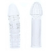 Комплект из 2 прозрачных насадок на пенис PENIS EXTENDER PACK - Dream Toys - в Ачинске купить с доставкой