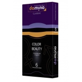 Разноцветные презервативы DOMINO Colour Beauty - 6 шт. - Domino - купить с доставкой в Ачинске