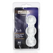 Прозрачный фигурный мастурбатор Master Stroker - Blush Novelties - в Ачинске купить с доставкой