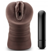 Коричневый мастурбатор-вагина Hot Chocolate Brianna - Blush Novelties - в Ачинске купить с доставкой
