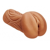 Кофейный мастурбатор-вагина Dumpling - Lola Games - в Ачинске купить с доставкой