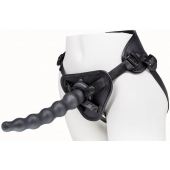 Пояс харнесс BEST UNI strap с 2 насадками - 18 и 22 см. - LOVETOY (А-Полимер) - купить с доставкой в Ачинске