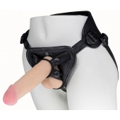 Пояс харнесс BEST UNI strap с 2 насадками - 18 и 22 см. - LOVETOY (А-Полимер) - купить с доставкой в Ачинске