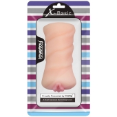 Телесный мастурбатор-вагина X-Basic Pocket Pussy без вибрации - Lovetoy - в Ачинске купить с доставкой