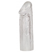 Удлиняющая насадка на пенис Mega Dick Sleeve Transparent - Orion - в Ачинске купить с доставкой