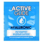 Лубрикант на водной основе Active Glide с гиалуроновой кислотой - 3 гр. - Биоритм - купить с доставкой в Ачинске