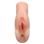 Телесный мастурбатор Perfect Pussy Double Stroker - Pipedream - в Ачинске купить с доставкой