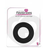Набор из 3 эрекционных колец SILICONE COCKRINGS - Dream Toys - в Ачинске купить с доставкой