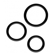 Набор из 3 эрекционных колец SILICONE COCKRINGS - Dream Toys - в Ачинске купить с доставкой