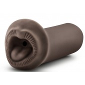 Коричневый мастурбатор-ротик Naughty Nicole - Blush Novelties - в Ачинске купить с доставкой