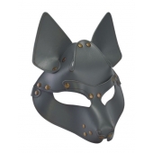 Серая маска Wolf с клепками - Sitabella - купить с доставкой в Ачинске