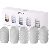 Набор из 5 мастурбаторов Hedy X5 Mixed - Svakom - в Ачинске купить с доставкой
