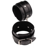 Черные оковы Classic Ankle Cuffs - Chisa - купить с доставкой в Ачинске