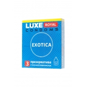 Текстурированные презервативы LUXE Royal Exotica - 3 шт. - Luxe - купить с доставкой в Ачинске