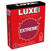 Текстурированные презервативы LUXE Royal Extreme - 3 шт. - Luxe - купить с доставкой в Ачинске