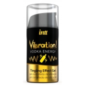 Жидкий интимный гель с эффектом вибрации Vibration! Vodka Energy - 15 мл. - INTT - купить с доставкой в Ачинске