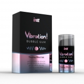 Жидкий интимный гель с эффектом вибрации Vibration! Bubble Gum - 15 мл. - INTT - купить с доставкой в Ачинске