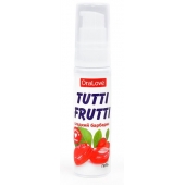 Гель-смазка Tutti-frutti со вкусом барбариса - 30 гр. - Биоритм - купить с доставкой в Ачинске
