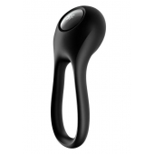 Черное эрекционное виброкольцо Majestic Duo - Satisfyer - в Ачинске купить с доставкой
