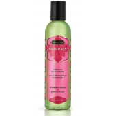 Массажное масло Naturals Strawberry Dreams с ароматом клубники - 236 мл. - Kama Sutra - купить с доставкой в Ачинске