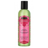 Массажное масло Naturals Strawberry Dreams с ароматом клубники - 59 мл. - Kama Sutra - купить с доставкой в Ачинске