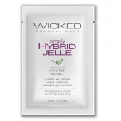 Гель-лубрикант на водно-силиконовой основе Simply Hybrid Jelle - 3 мл. - Wicked - купить с доставкой в Ачинске