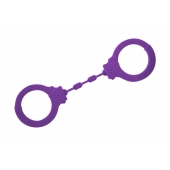 Фиолетовые силиконовые поножи Limitation - Lola Games - купить с доставкой в Ачинске