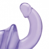Фиолетовый безремневой страпон Strapless Strap-On - Lux Fetish - купить с доставкой в Ачинске