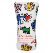 Мастурбатор-туба Keith Haring Soft Tube CUP - Tenga - в Ачинске купить с доставкой