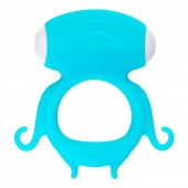 Голубое виброкольцо на пенис Sair - A-toys - в Ачинске купить с доставкой