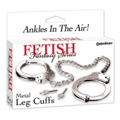 Металлические наручники Metal Leg Cuffs - Pipedream - купить с доставкой в Ачинске