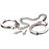 Металлические наручники Metal Leg Cuffs - Pipedream - купить с доставкой в Ачинске
