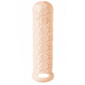 Телесный фаллоудлинитель Homme Long - 15,5 см. - Lola Games - в Ачинске купить с доставкой