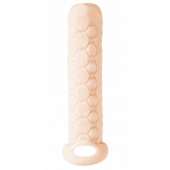 Телесный фаллоудлинитель Homme Long - 13,5 см. - Lola Games - в Ачинске купить с доставкой