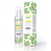 Разогревающее массажное масло Gourmet Spearmint Organic с органическими ингредиентами - 50 мл. - Exsens - купить с доставкой в Ачинске