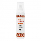 Разогревающее массажное масло Gourmet White Peach Organic с органическими ингредиентами - 50 мл. - Exsens - купить с доставкой в Ачинске