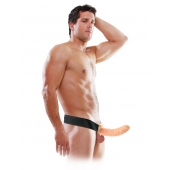 Полый страпон 8  Hollow Strap-On телесного цвета - 19 см. - Pipedream - купить с доставкой в Ачинске