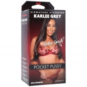 Мастурбатор-вагина Karlee Grey ULTRASKYN Pocket Pussy - Doc Johnson - в Ачинске купить с доставкой