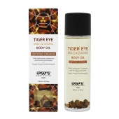 Органическое массажное масло TIGER EYE MACADAMIA - 100 мл. - Exsens - купить с доставкой в Ачинске