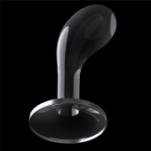 Прозрачный стимулятор простаты Flawless Clear Prostate Plug - 15 см. - Lovetoy - в Ачинске купить с доставкой