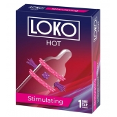 Стимулирующая насадка на пенис LOKO HOT с возбуждающим эффектом - Sitabella - в Ачинске купить с доставкой