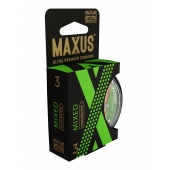 Презервативы в пластиковом кейсе MAXUS AIR Mixed - 3 шт. - Maxus - купить с доставкой в Ачинске