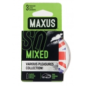 Презервативы в пластиковом кейсе MAXUS AIR Mixed - 3 шт. - Maxus - купить с доставкой в Ачинске