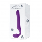 Лиловый безремневой страпон Queens M - Adrien Lastic - купить с доставкой в Ачинске