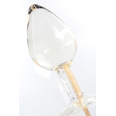 Прозрачный леденец в форме малой анальной пробки со вкусом пина колада - Sosuчki - купить с доставкой в Ачинске