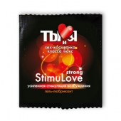 Разогревающий гель-лубрикант Stimulove Strong в одноразовой упаковке - 4 гр. - Биоритм - купить с доставкой в Ачинске