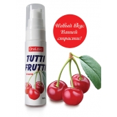 Гель-смазка Tutti-frutti с вишнёвым вкусом - 30 гр. - Биоритм - купить с доставкой в Ачинске