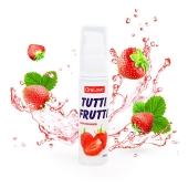 Гель-смазка Tutti-frutti с земляничным вкусом - 30 гр. - Биоритм - купить с доставкой в Ачинске